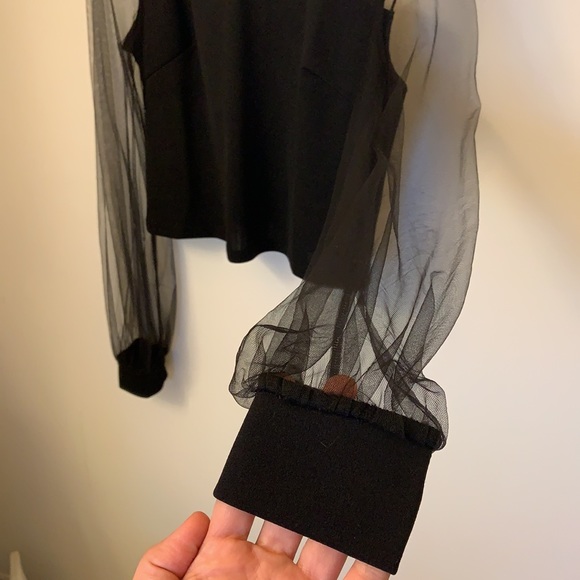 Black mesh top - Picture 7 of 7